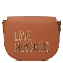 Love Moschino: Коричневая сумка 