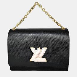 Louis Vuitton: Чёрная сумка  Twist