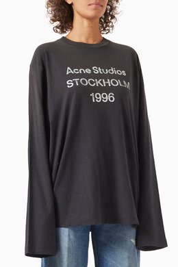 Acne Studios: Хлопковая футболка 1996