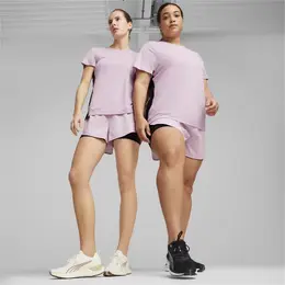 PUMA: Фиолетовая футболка  Run