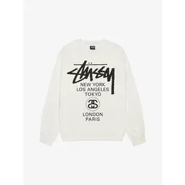 Stussy: Белый свитшот