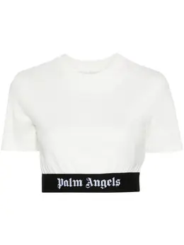 Palm Angels: Белая футболка 