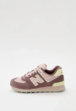 New Balance: Фиолетовые кроссовки 