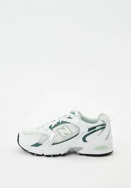 New Balance: Белые кроссовки 