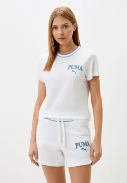 PUMA: Белая футболка 