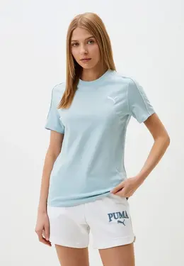 PUMA: Голубая футболка 