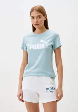 PUMA: Голубая футболка 