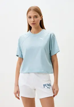 PUMA: Голубая футболка 