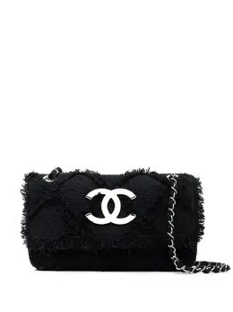 Chanel Pre-Owned: Тёмная сумка 