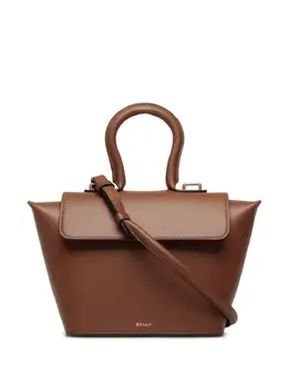 Bally: Коричневая сумка через плечо 