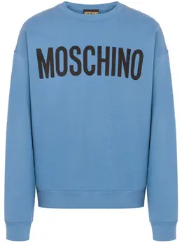 Moschino: Свитшот с принтом 