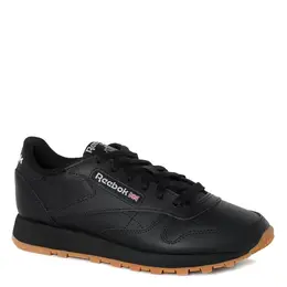 Reebok: Чёрные кроссовки Classic Leather