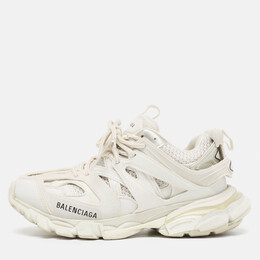 Balenciaga: Белые кроссовки Track