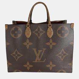 Louis Vuitton: Коричневая сумка 