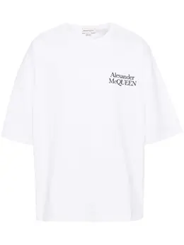 Alexander McQueen: Футболка с принтом 