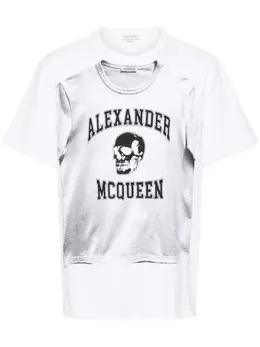 Alexander McQueen: Футболка с принтом 