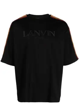 Lanvin: Чёрная футболка  Curb