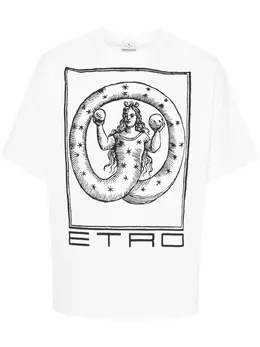 Etro: Белая футболка 