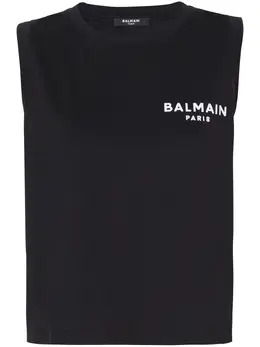 Balmain: Чёрный топ 