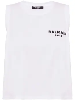 Balmain: Белый топ 