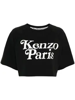 Kenzo: Чёрная футболка 