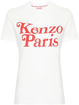 Kenzo: Белая футболка 