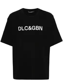 Dolce & Gabbana: Чёрная футболка  T