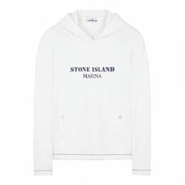 Stone Island: Белая толстовка 