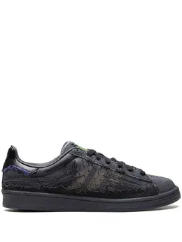 adidas: Чёрные кроссовки  Campus 80s