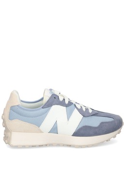 New Balance: Голубые кроссовки  327