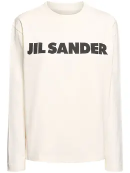 JIL SANDER: Хлопковая футболка 