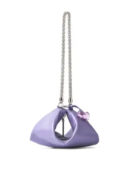 Jimmy Choo: Фиолетовый клатч  Callie