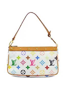 Louis Vuitton Pre-Owned: Белый клатч 