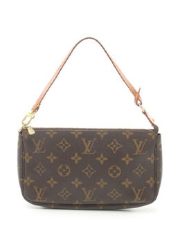 Louis Vuitton Pre-Owned: Коричневый клатч 