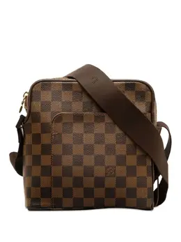 Louis Vuitton Pre-Owned: Коричневая сумка через плечо 