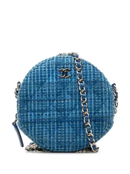 CHANEL Pre-Owned: Голубой клатч 