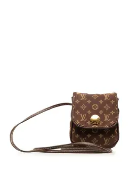 Louis Vuitton Pre-Owned: Коричневая сумка через плечо