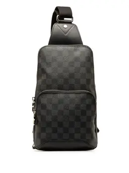 Louis Vuitton Pre-Owned: Чёрная сумка через плечо 