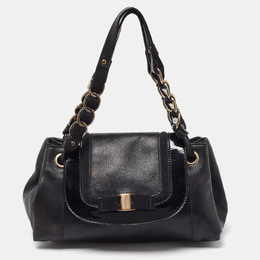 Salvatore Ferragamo: Чёрная сумка 