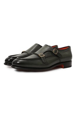 Santoni: Зелёные туфли 