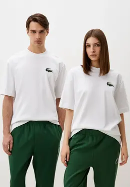 Lacoste: Белая футболка 