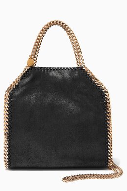 Stella McCartney: Чёрная сумка Falabella Mini