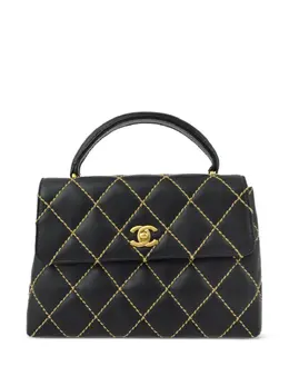 CHANEL Pre-Owned: Чёрная сумка 