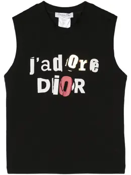 Christian Dior Pre-Owned: Хлопковая майка 