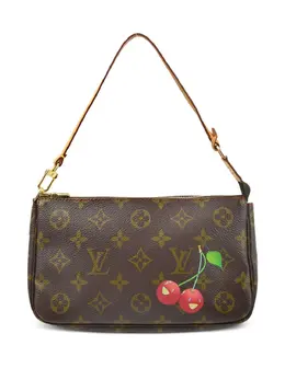 Louis Vuitton Pre-Owned: Коричневый клатч 