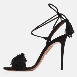 Aquazzura: Чёрные сандалии 