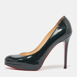 Christian Louboutin: Зелёные туфли 