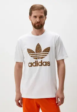 adidas Originals: Белая футболка 