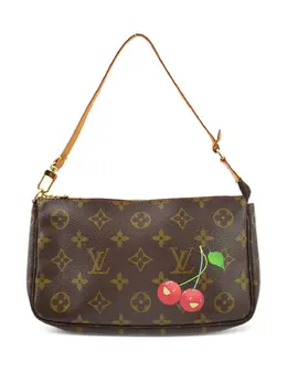 Louis Vuitton Pre-Owned: Коричневый клатч 