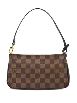 Louis Vuitton Pre-Owned: Коричневый клатч 